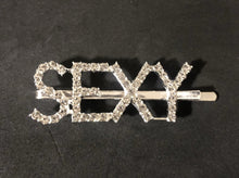 Load image into Gallery viewer, Rhinestones Word Hair Clips