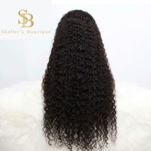 LISA Water Wave Human Hair Wigs 150% Density Lace front Wigs 13X4